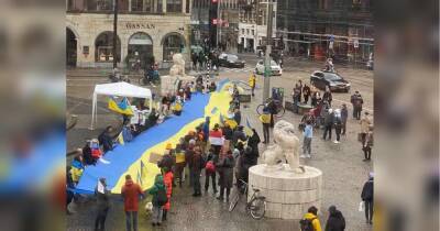 У Німеччині та Нідерландах пройшли акції на підтримку України