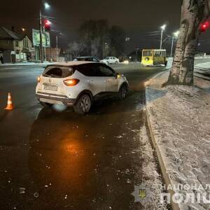 В Запорожье водитель иномарки сбил на «зебре» 17-летнюю девушку. Фото