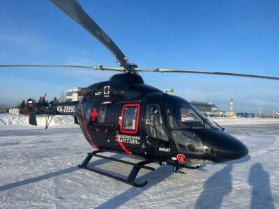 Кузбасс получил новый вертолёт санавиации «Ансат» с кислородной поддержкой и аппаратом ИВЛ