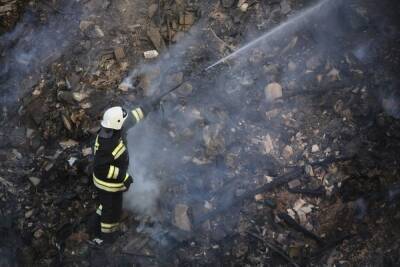 В Волгограде во время пожара в частном доме погиб человек