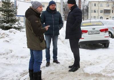 В Рязани усилят работу по расчистке пешеходных дорожек от снега