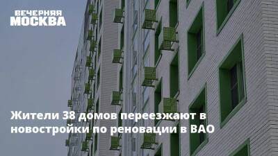 Сергей Левкин - Жители 38 домов переезжают в новостройки по реновации в ВАО - vm.ru - Москва - Москва