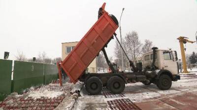 Утилизация снега в Минске