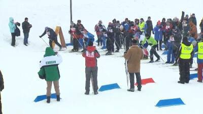 Могилёвские лыжники поддержали олимпийцев