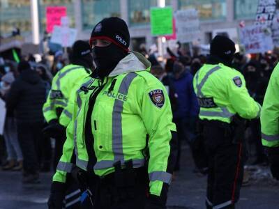 Джастин Трюдо - Джеймс Уотсон - Протест вышел из-под контроля: в столице Канады массовый бунт из-за ковидных ограничений, полиция не справляется - bloknot.ru - США - Канада - Оттава - Протесты