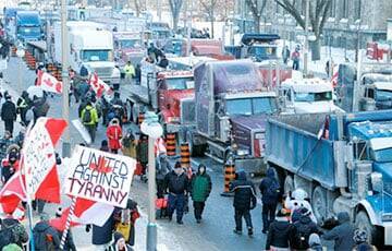 Джастин Трюдо - Джеймс Уотсон - Протесты дальнобойщиков бушуют в Канаде - charter97.org - США - Белоруссия - Канада - Оттава
