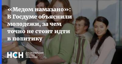 Анатолий Выборный - «Медом намазано»: В Госдуме объяснили молодежи, за чем точно не стоит идти в политику - nsn.fm