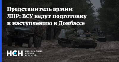 Представитель армии ЛНР: ВСУ ведут подготовку к наступлению в Донбассе