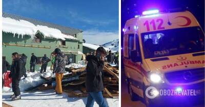 В Анталье рухнул навес в горнолыжном центре Саклыкент – сколько пострадавших
