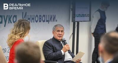Президент Татарстана обсудил проекты с молодыми учеными республики — видео