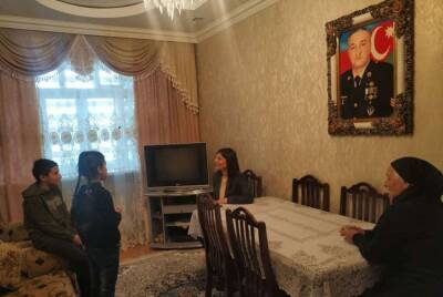 Депутат Севиль Микаилова провела встречу с семьями шехидов в Хачмазе (ФОТО)