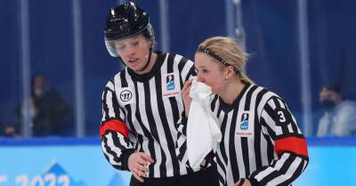 На Олимпиаде в Пекине сестра игрока НХЛ разбила клюшкой лицо рефери хоккейного матча Канада-США