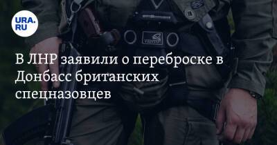 В ЛНР заявили о переброске в Донбасс британских спецназовцев