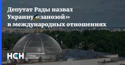 Депутат Рады назвал Украину «занозой» в международных отношениях