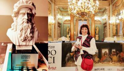 Художница из Азербайджана удостоена международной премии Леонардо да Винчи в столице Великого Ренессанса (ФОТО)