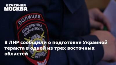 В ЛНР сообщили о подготовке Украиной теракта в одной из трех восточных областей
