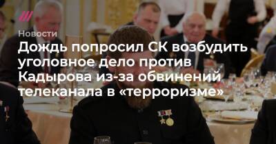 Дождь подал в СК заявление на Кадырова, обвинившего телеканал в «терроризме»