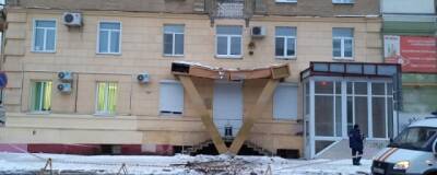 В Воронеже рухнул балкон 66-летнего дома на Пушкинской