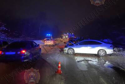 Тройное ДТП: в Киреевском районе пострадали два водителя и два ребёнка