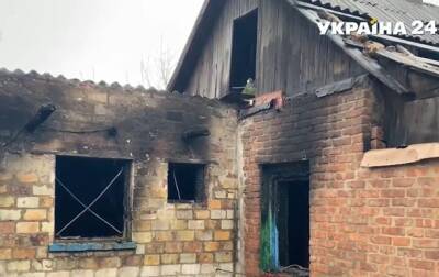 На Донбассе отец с двумя детьми погибли при пожаре
