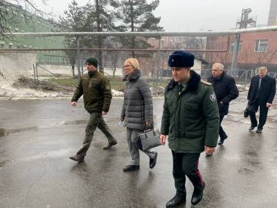 Расстрел в Днепре: Денисова проверила условия содержания Рябчука в СИЗО