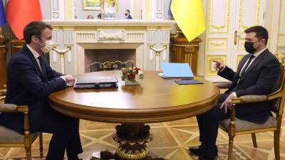 Зеленский сообщил, что Макрон решил выделить Украине €1,2 млрд финансовой поддержки
