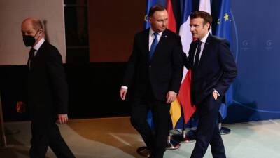 Лидеры ФРГ, Франции и Польши поддержали усилия по реализации Минских соглашений