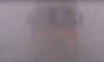 Появилось страшное видео лобового столкновения с грузовиком в Карелии