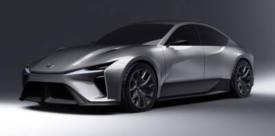 Компания Lexus показала первые изображения нового электрического седана