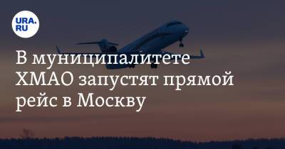 В муниципалитете ХМАО запустят прямой рейс в Москву