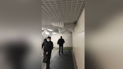 В Воронеже разгромили потолок обновлённого подземного перехода