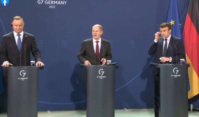 Главы Франции, Германии и Польши договорились, как остановить агрессию Путина