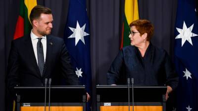 Австралия и Литва договорились сотрудничать в противостоянии Китаю