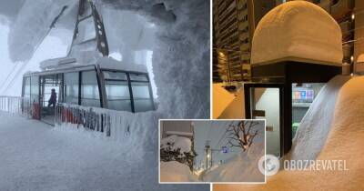 В Японии рекордно много снега - за 24 часа выпало 60 см - фото и видео