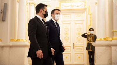 В Кремле оценили переговоры Макрона и Зеленского в Киеве