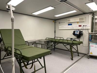 Эстония передала полевой госпиталь для украинских военных: как он выглядит