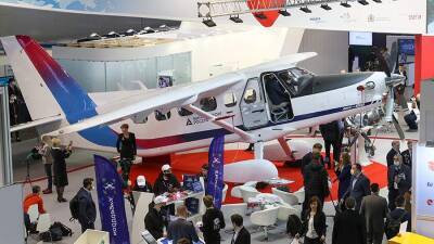 Легкий самолет «Байкал» представили на выставке NAIS в Москве