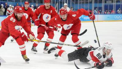 Трудный старт: российские хоккеисты одолели швейцарцев на Играх в Пекине