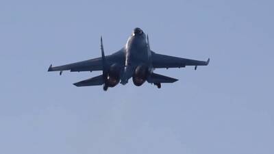 Российские истребители Су-35С заступили на боевое дежурство в Белоруссии и отработали перехват воздушных целей
