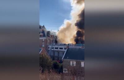 Пожар произошел на банкнотной фабрике во Франции
