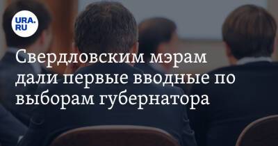 Свердловским мэрам дали первые вводные по выборам губернатора