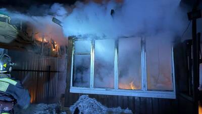 В Новосибирской области сгорел частный дом