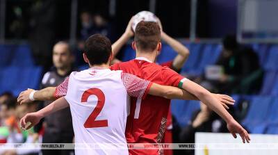 ФОТОФАКТ: В матче Кубка развития - 2022 по футболу сборная Беларуси U-17 принимала сверстников из Грузии