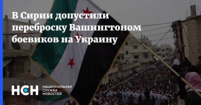 В Сирии допустили переброску Вашингтоном боевиков на Украину