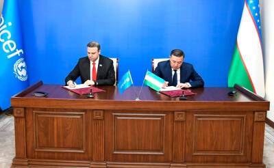 Узбекистан и ЮНИСЕФ реализуют проекты на 102,5 миллиона долларов