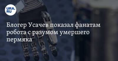 Блогер - Блогер Усачев показал фанатам робота с разумом умершего пермяка - ura.news - Россия - Пермь