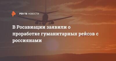 В Росавиации заявили о проработке гуманитарных рейсов с россиянами