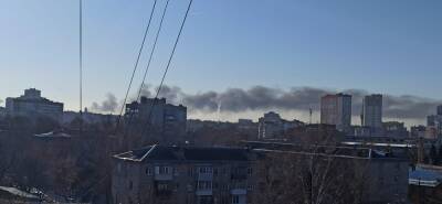 Пожар на Рязанском нефтезаводе тушат 16 единиц техники, 58 человек
