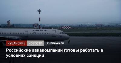 Российские авиакомпании готовы работать в условиях санкций