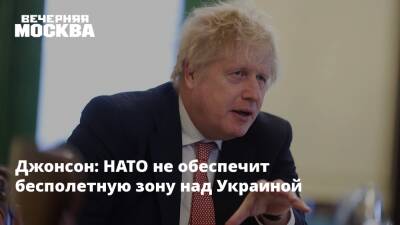 Джонсон: НАТО не обеспечит бесполетную зону над Украиной